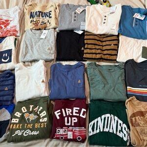 Boys long sleeve shirts size 5T